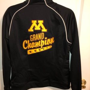 Black Minnesota Gophers full zip track jacket
